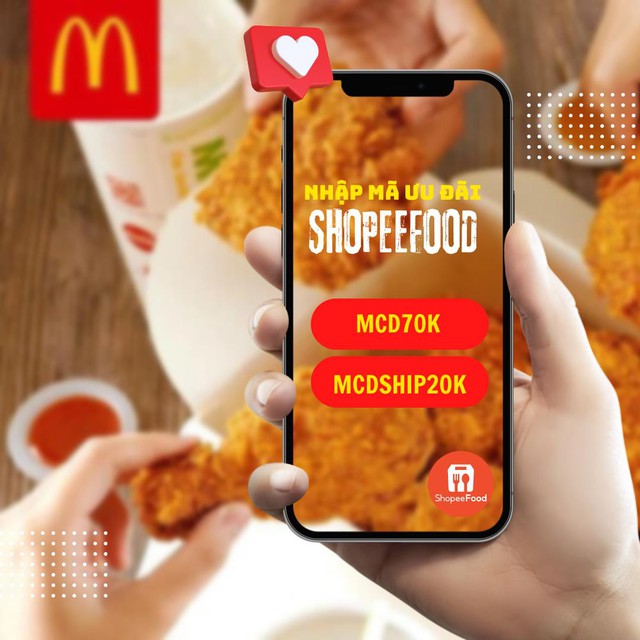 Mới đầu tuần, ShopeeFood đã chiêu đãi tín đồ gà rán McDonald’s ưu đãi Mua 2 tặng 2 đầy hấp dẫn - Ảnh 2.