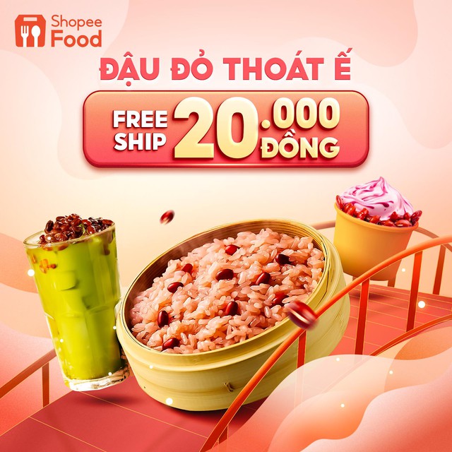 Hội FA đua nhau tho&aacute;t ế c&ugrave;ng loạt m&oacute;n ngon từ đậu đỏ tr&ecirc;n ShopeeFood - Ảnh 1.