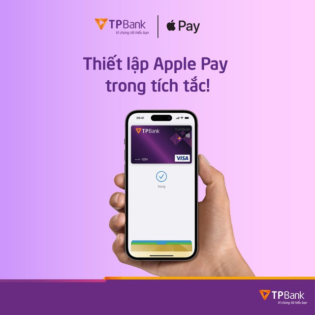 TPBank giới thiệu Apple Pay đến kh&aacute;ch h&agrave;ng - Ảnh 1.