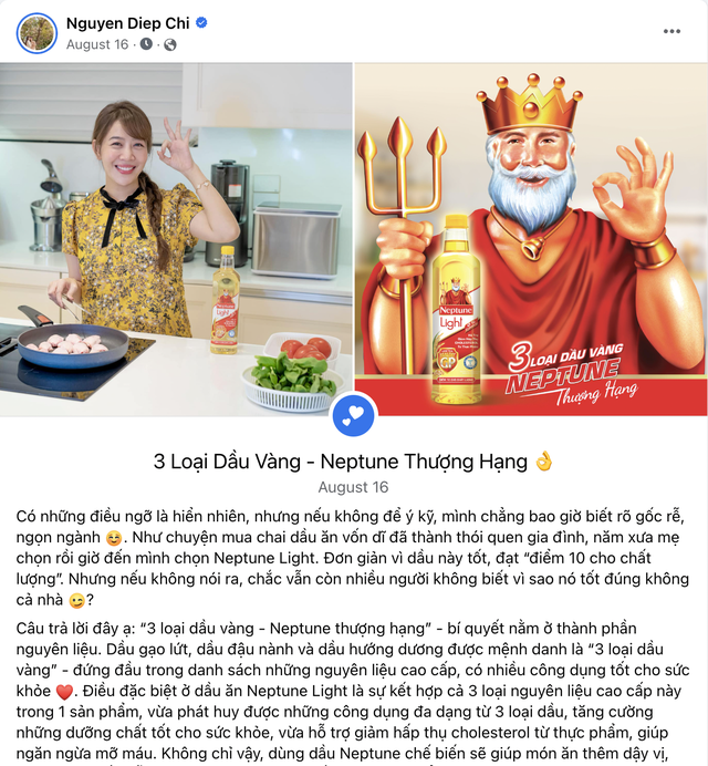 H&oacute;a ra đ&acirc;y l&agrave; l&yacute; do loạt sao Việt đồng loạt kết th&acirc;n với chai dầu ăn n&agrave;y - Ảnh 2.