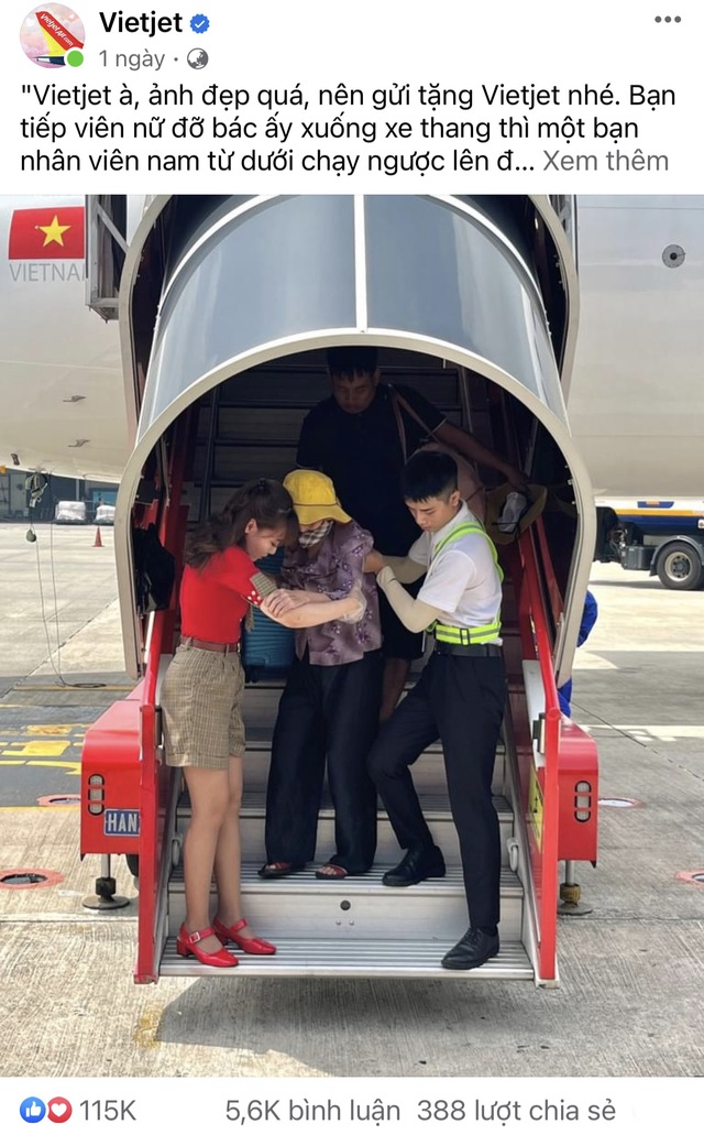 Hình ảnh dịch vụ đẹp của Vietjet gây bão mạng với lượt tương tác khủng - Ảnh 1.