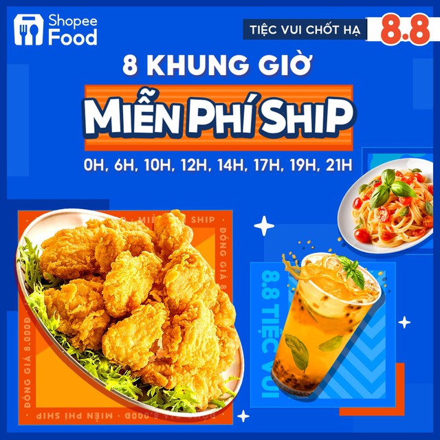 ShopeeFood chốt hạ với trăm ng&agrave;n ưu đ&atilde;i xoay quanh số 8, t&iacute;n đồ ăn uống rần rần k&eacute;o nhau l&ecirc;n app săn t&agrave;i lộc - Ảnh 4.