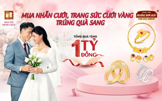 Bảo Tín Minh Châu ra mắt bộ sưu tập nhẫn cưới, trang sức cưới với ưu đãi tới 1 tỷ đồng - Ảnh 1.