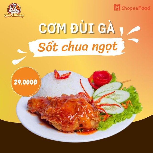 Thưởng thức menu cơm đùi gà sốt của Guu Chicken chỉ với 29.000 đồng - Ảnh 1.