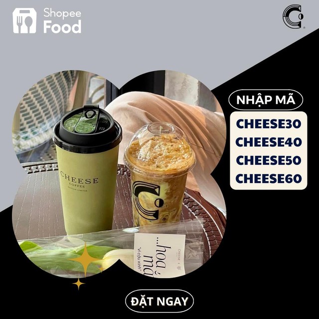 Cheese Coffee chơi lớn khao người dùng ShopeeFood deal cà phê chỉ 1 đồng và loạt voucher 60.000 đồng - Ảnh 2.