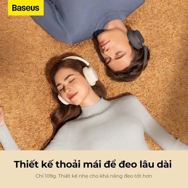 Tai nghe Bluetooth choàng đầu Baseus Bowie D05 giá sinh viên chất lượng cao cấp - Ảnh 1.