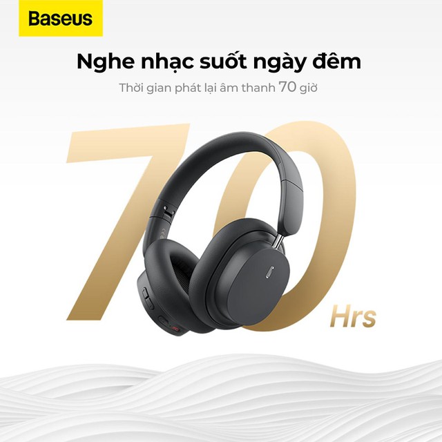 Tai nghe Bluetooth choàng đầu Baseus Bowie D05 giá sinh viên chất lượng cao cấp - Ảnh 4.