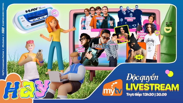 MyTV đồng hành và độc quyền phát trực tiếp Lễ hội âm nhạc Quốc tế HAY FEST 2023 - Ảnh 1.