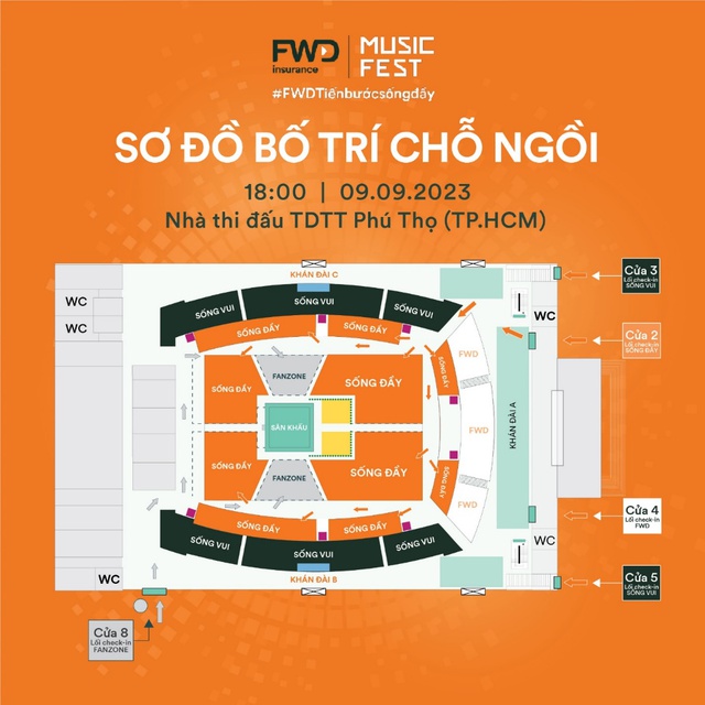 Cận cảnh không khí trước giờ G FWD Music Fest 2023 - Ảnh 7.