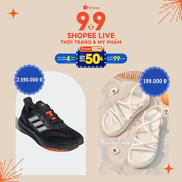 Đ&oacute;n si&ecirc;u sale 9.9, l&ecirc;n Shopee tung loạt deal giảm nửa gi&aacute; tr&ecirc;n livestream v&agrave; 99 điện thoại Samsung Galaxy Z Flip5 - Ảnh 2.