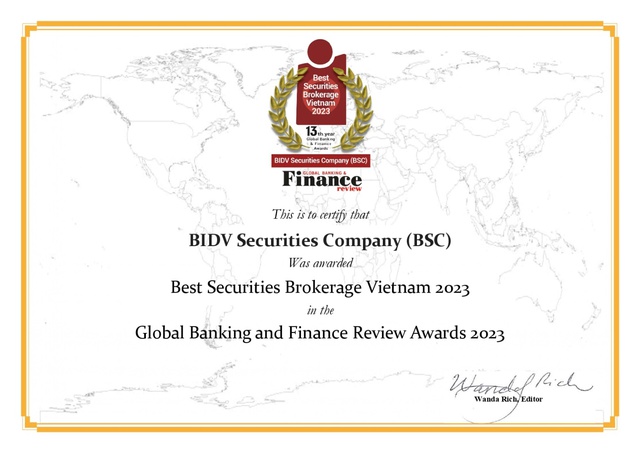 BSC vinh dự nhận giải thưởng Nhà môi giới chứng khoán tốt nhất Việt Nam - Ảnh 1.