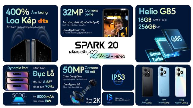 SPARK 20 tr&igrave;nh l&agrave;ng với thiết kế mới lạ, loa k&eacute;p Dts 400% &acirc;m lượng liệu c&oacute; đ&aacute;ng sở hữu? - Ảnh 3.