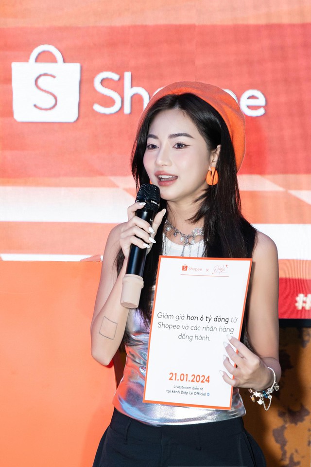 Diệp Lê lần đầu bắt tay Shopee, tặng hàng trăm voucher giá trị “siêu khủng” cho “hội săn sale - Ảnh 2.