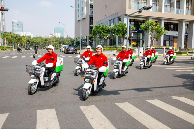Honda Việt Nam hợp tác cùng Lotteria Việt Nam triển khai dự án sử dụng xe điện giao hàng - Ảnh 2. Honda Việt Nam hợp tác cùng Lotteria Việt Nam triển khai dự án sử dụng xe điện giao hàng - Ảnh 2.