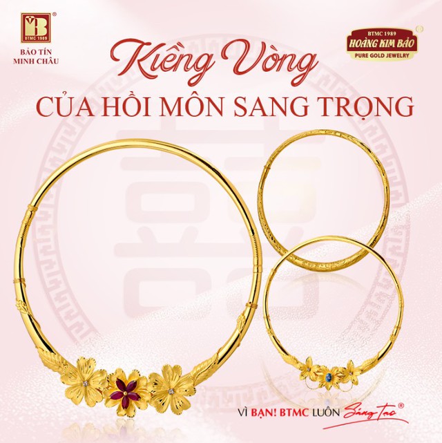 Mừng ngày chung đôi, trọn đời gắn kết cùng nhẫn cưới, trang sức cưới vàng của Bảo Tín Minh Châu - Ảnh 3.