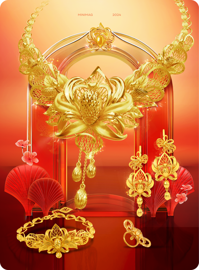 Trang sức cưới Trầu Cau PNJ: Bản “giao hưởng” tinh tế giữa nét truyền thống và hiện đại - Ảnh 3.