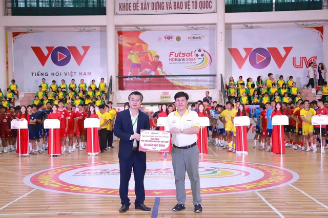 Giải Futsal Sinh viên khu vực Hà Nội 2024 - chuyên môn cao, chuyên nghiệp từ khâu tổ chức - Ảnh 5.