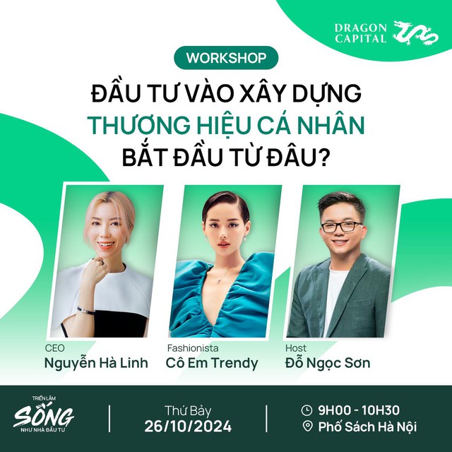 “Sống như nhà đầu tư” sẽ có mặt tại Hà Nội cùng “Cô Em Trendy” Khánh Linh và CEO Nguyễn Hà Linh - Ảnh 4.