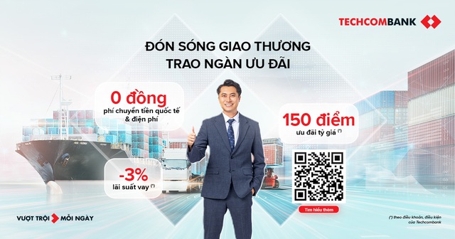 Techcombank tạo đà đưa doanh nghiệp xuất nhập khẩu về đích 3 tháng cuối năm - Ảnh 1.