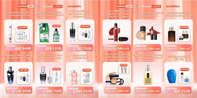 Loạt thương hiệu Dyson, The Whoo, Elixir đổ bộ livestream của đôi bạn thân Quỳnh Anh Shyn - Salim trên Shopee Live - Ảnh 4.