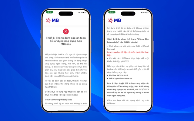 App MBBank: chặn phần mềm độc hại, giúp bảo vệ hơn 20 tỷ đồng - Ảnh 2.