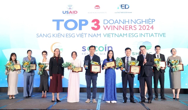 Vinh danh các doanh nghiệp chiến thắng “Sáng kiến ESG Việt Nam 2024” - Ảnh 1.