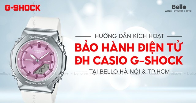 Hướng dẫn kích hoạt bảo hành điện tử đồng hồ Casio G-Shock chính hãng tại Bello - Ảnh 1.