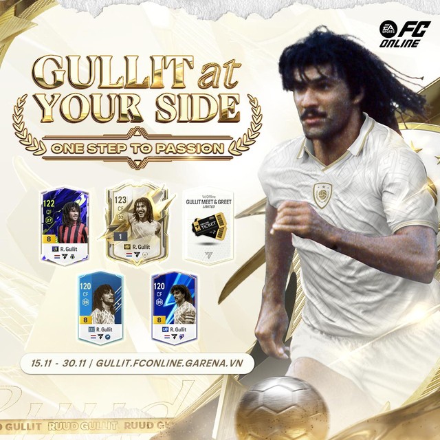 FC Online tung ra sự kiện “Gullit At Your Side” chiêu đãi người chơi với loạt quà khủng nhân dịp mời Gullit tới Việt Nam - Ảnh 2.