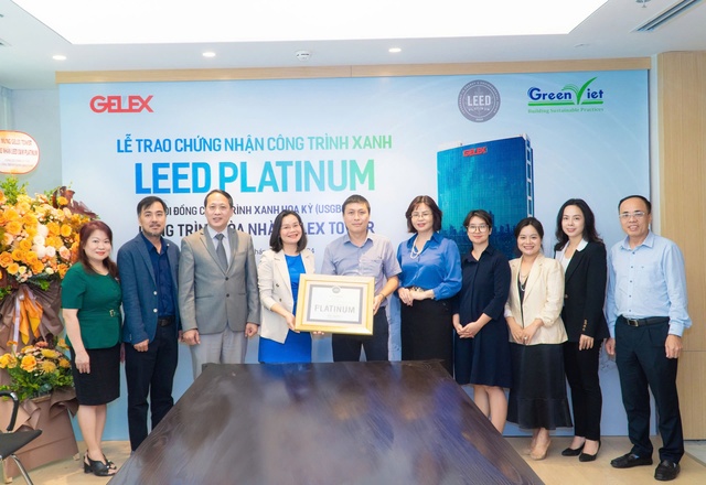 Toà văn phòng của GELEX đạt tiêu chuẩn LEED Platinum - Ảnh 1.