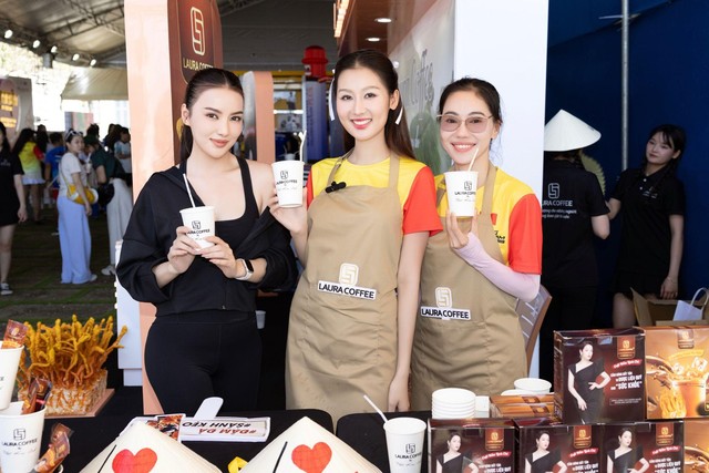 Laura Coffee tiếp sức Hoa hậu, Á hậu, Nam vương với năng lượng bứt phá tại Strong Vietnam - Ảnh 4.