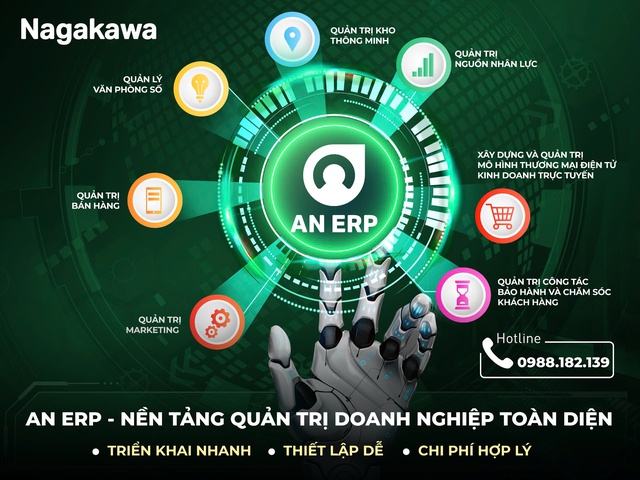 Nagakawa chuyển đổi số cùng doanh nghiệp Việt với “AN ERP”- Ảnh 1.