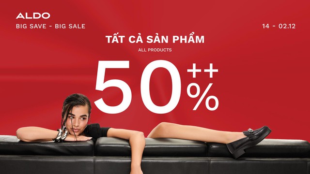 ALDO Black Friday - Sale từ A đến Z 50% ++ cho toàn bộ sản phẩm - Ảnh 1.