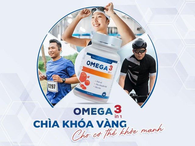 Omega 3 in 1 - Chìa khóa vàng cho cơ thể khỏe mạnh, trẻ trung và tinh thần lạc quan - Ảnh 1.