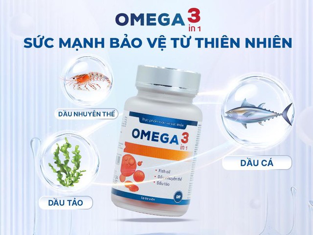 Omega 3 in 1 - Chìa khóa vàng cho cơ thể khỏe mạnh, trẻ trung và tinh thần lạc quan - Ảnh 3.