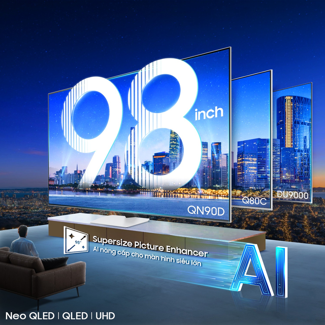 Samsung TV 98 inch: Định hình xu hướng giải trí siêu lớn, chào đón Tết đỉnh cao- Ảnh 3.