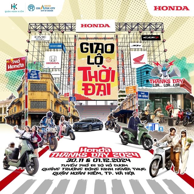 Honda Thanks Day 2024 - Giao lộ Thời đại: Trải nghiệm Hành trình Honda trong dòng chảy văn hóa lịch sử Hà Nội - Ảnh 2.