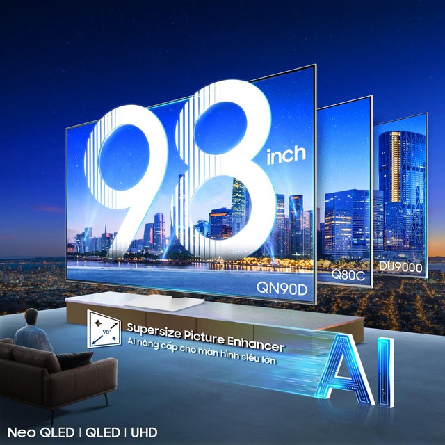 Đa dạng lựa chọn TV Samsung 98 inch: Màn hình cực đại cho trải nghiệm Tết cực đỉnh - Ảnh 4.