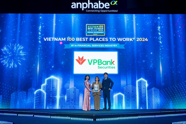 VPBankS đạt Top 1 nơi làm việc tốt nhất Việt Nam ngành Dịch vụ tài chính khối Doanh nghiệp vừa - Ảnh 1.