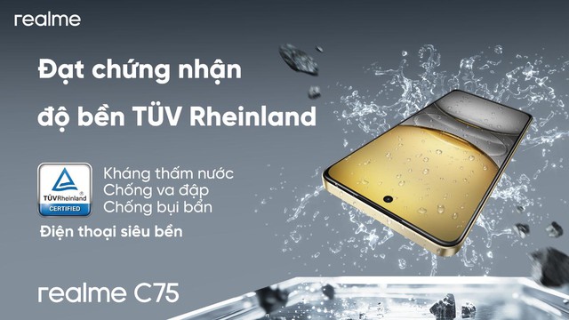 realme C75 tái định nghĩa độ bền của điện thoại thông minh phân khúc tầm trung - Ảnh 1.