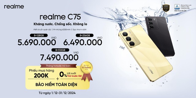 realme C75 tái định nghĩa độ bền của điện thoại thông minh phân khúc tầm trung - Ảnh 5.