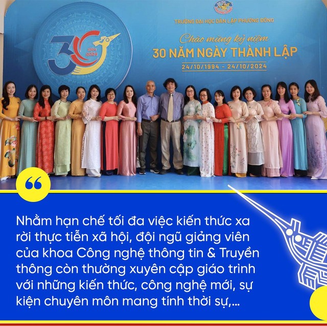 Khoa Công nghệ thông tin & Truyền thông trường Đại học Phương Đông: Chặng đường 30 năm và những dấu ấn tiên phong - Ảnh 5.