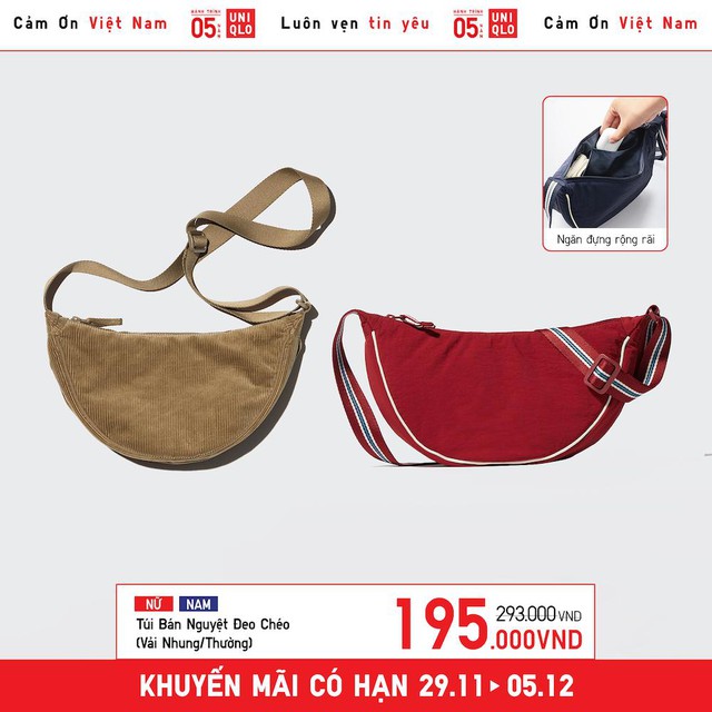 Ngày đầu diễn ra đợt ưu đãi hấp dẫn nhất năm của UNIQLO: Giới trẻ khoe túi nặng trĩu tay với áo HEATTECH, túi Bán Nguyệt giá hời - Ảnh 4.