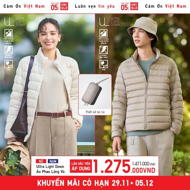 Ngày đầu diễn ra đợt ưu đãi hấp dẫn nhất năm của UNIQLO: Giới trẻ khoe túi nặng trĩu tay với áo HEATTECH, túi Bán Nguyệt giá hời - Ảnh 7.