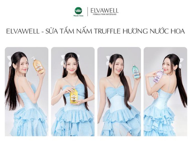 Chi Pu trở thành đại sứ thương hiệu Sữa tắm nấm Truffle Elvawell - Ảnh 1.