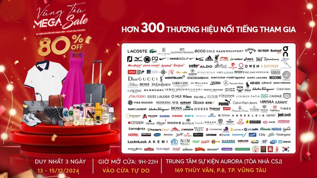 Người dân Bà Rịa - Vũng Tàu háo hức đón chờ sự kiện siêu khuyến mãi hàng hiệu - Ảnh 2.