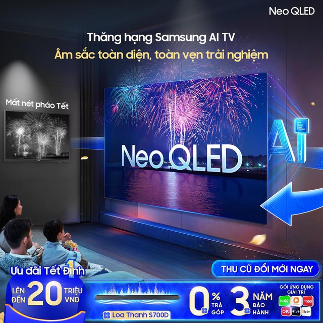 Săn AI TV đỉnh cao 65 inch đón Tết, vừa rủng rỉnh ví tiền, vừa tiết kiệm thông minh - Ảnh 1.