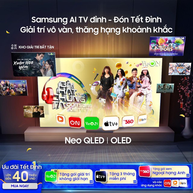 Săn AI TV đỉnh cao 65 inch đón Tết, vừa rủng rỉnh ví tiền, vừa tiết kiệm thông minh - Ảnh 2.