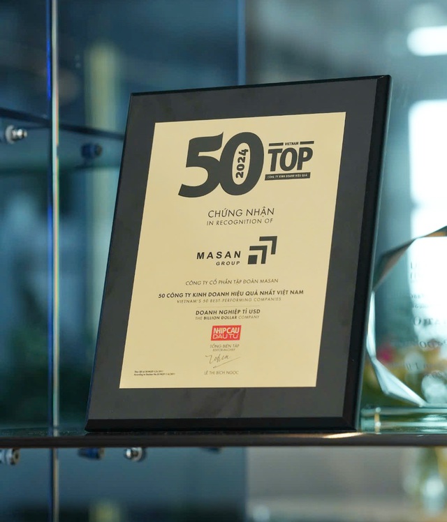 TOP 50 Công ty kinh doanh hiệu quả nhất Việt Nam 2024 tiếp tục gọi tên Masan Group - Ảnh 1.