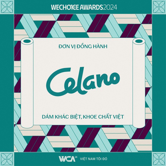 Celano và GenZ tại WeChoice Awards 2024: Điểm chạm của thế hệ dám thử thách, dám khác biệt để khoe trọn chất Việt - Ảnh 4.