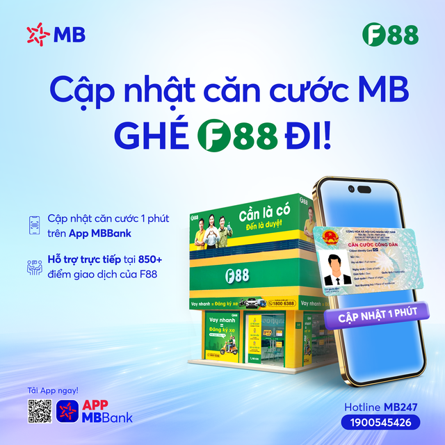 MB cùng F88 cung cấp giải pháp tài chính toàn diện tại 850+ điểm giao dịch của F88 - Ảnh 1.